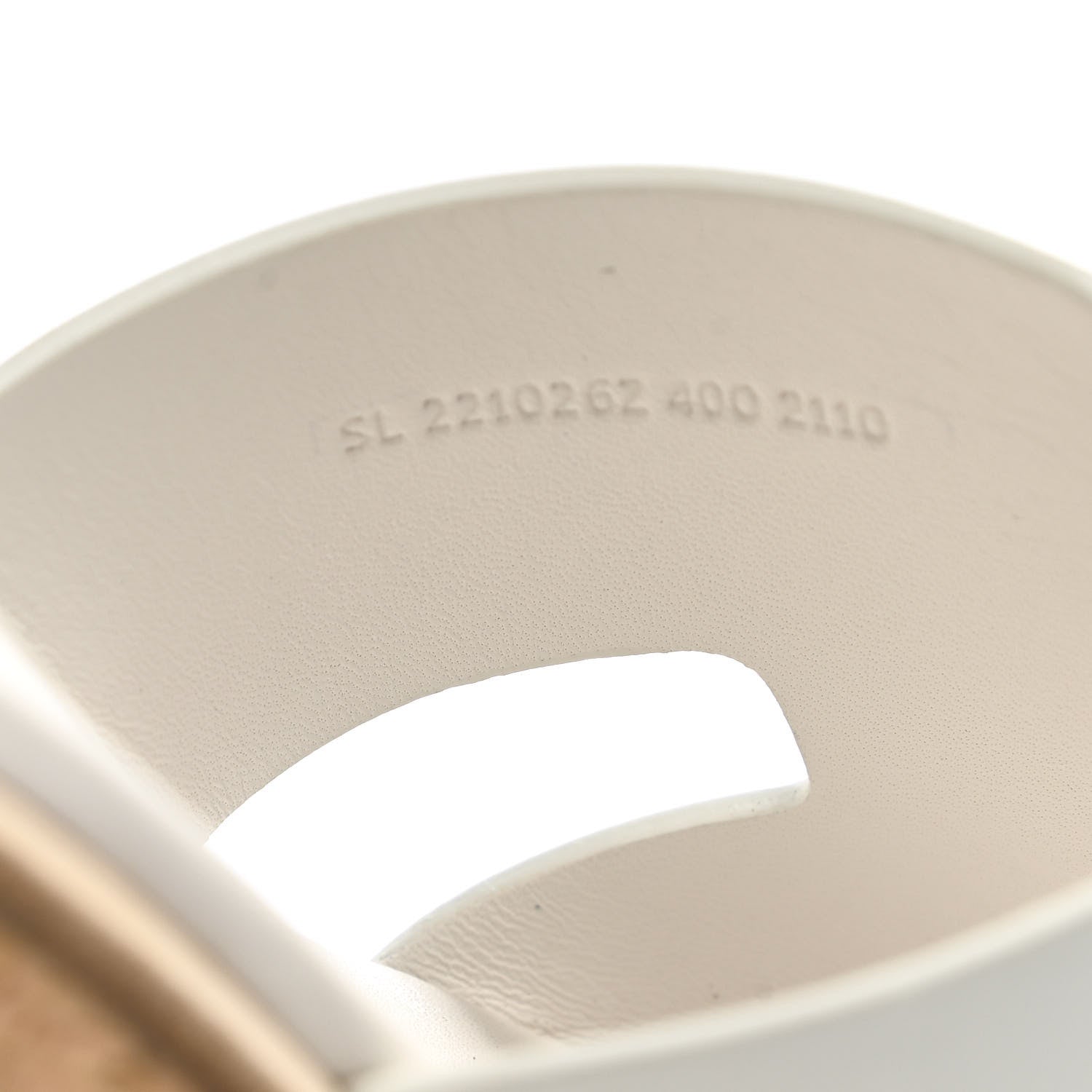 Hermes Calfskin Cork Eze 30 Sandals 40 White 8 of 9