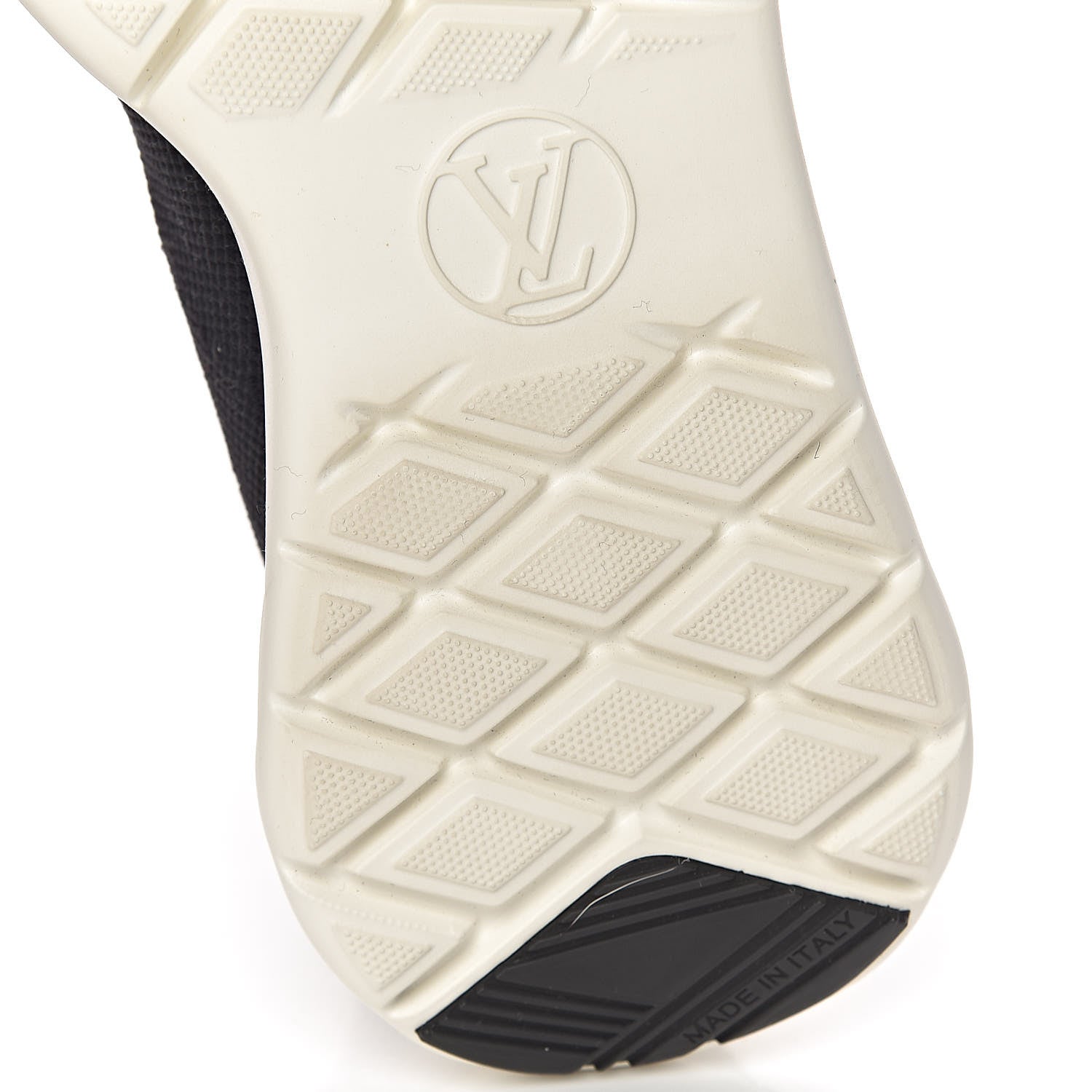 Louis Vuitton Stretch Fabric LV Black Heart Sock Sneaker 36.5 Black 7 of 11