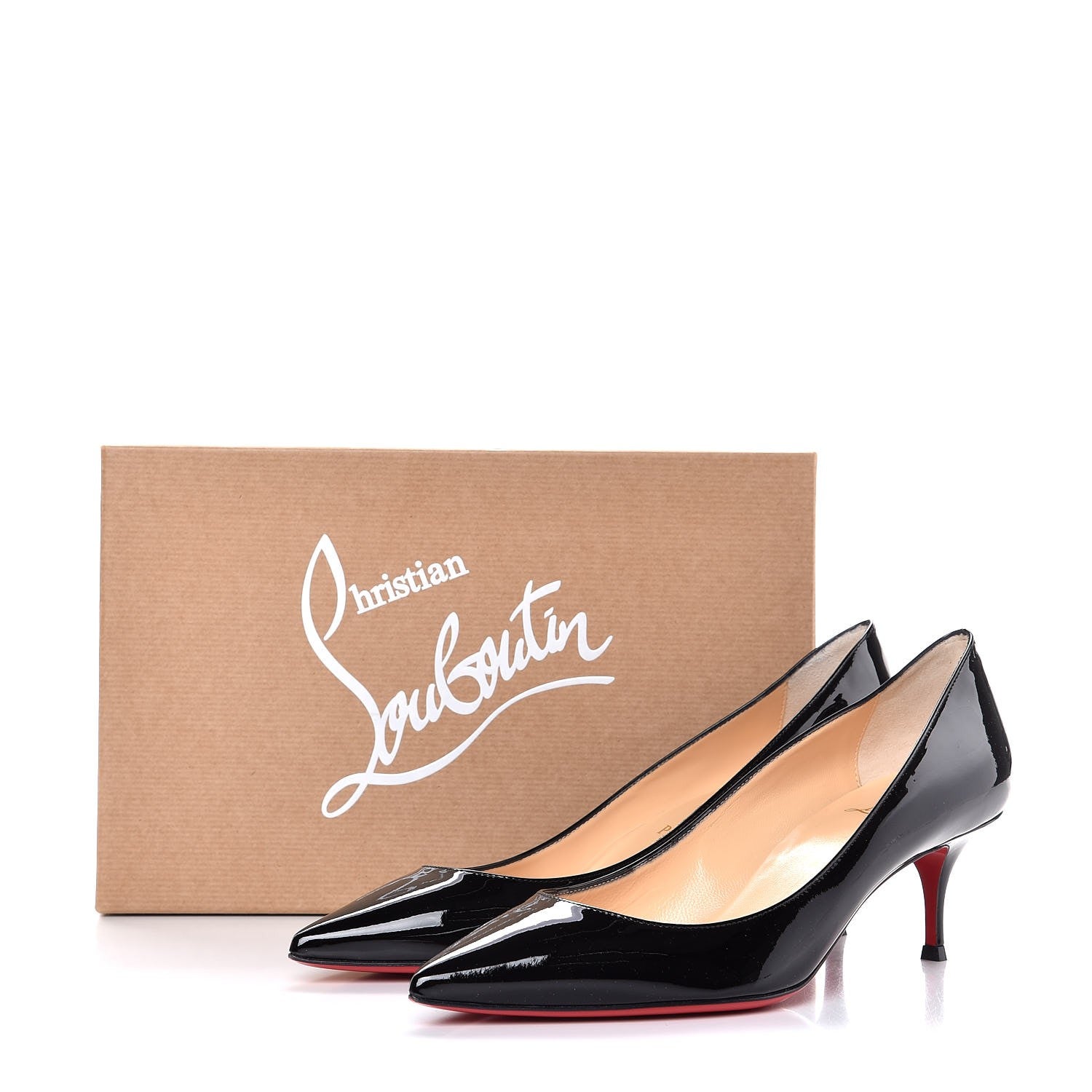 Christian Louboutin Patent Pigalle Follies 55 Pumps 39 Black 8 of 8