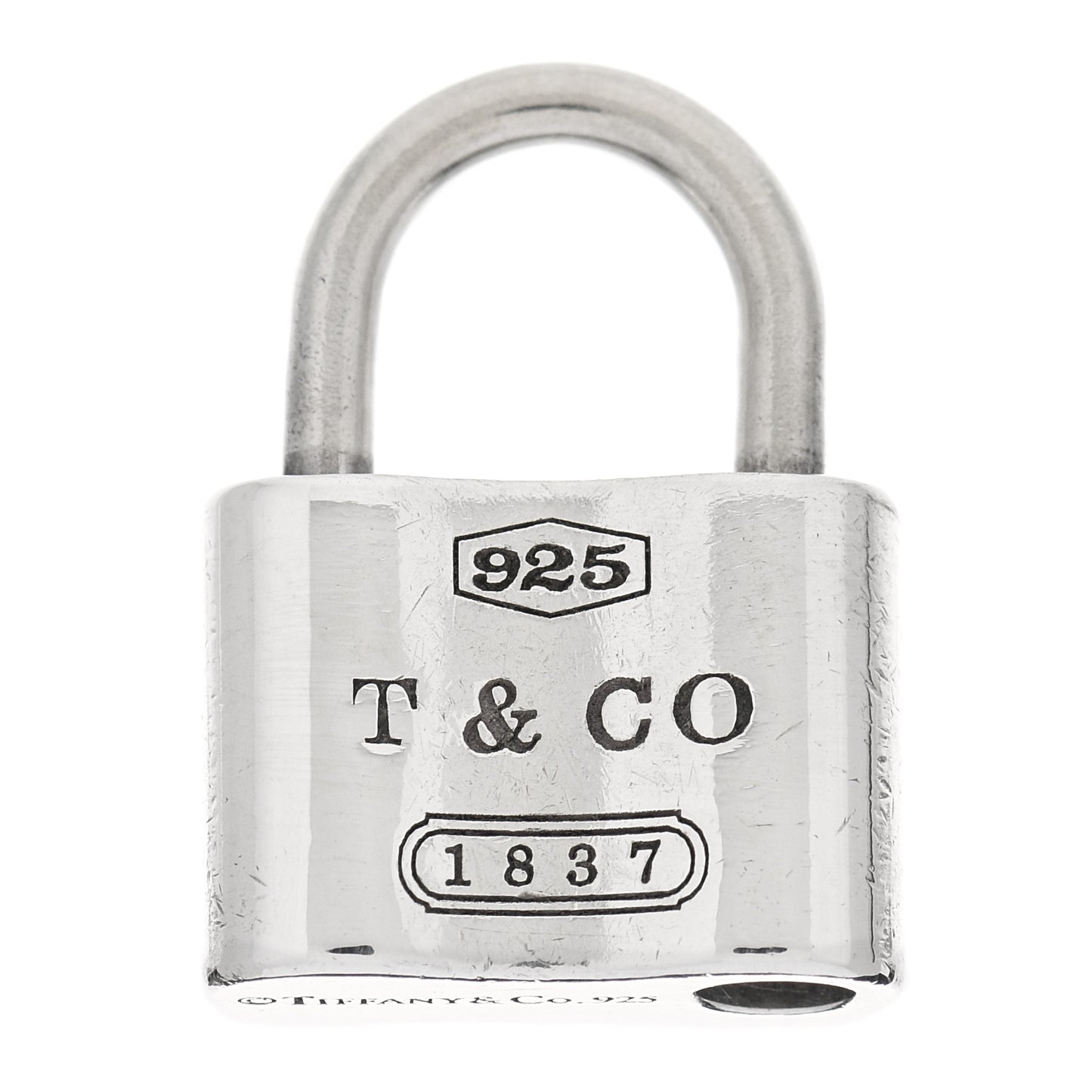 Sterling Silver 1837 Lock Charm
