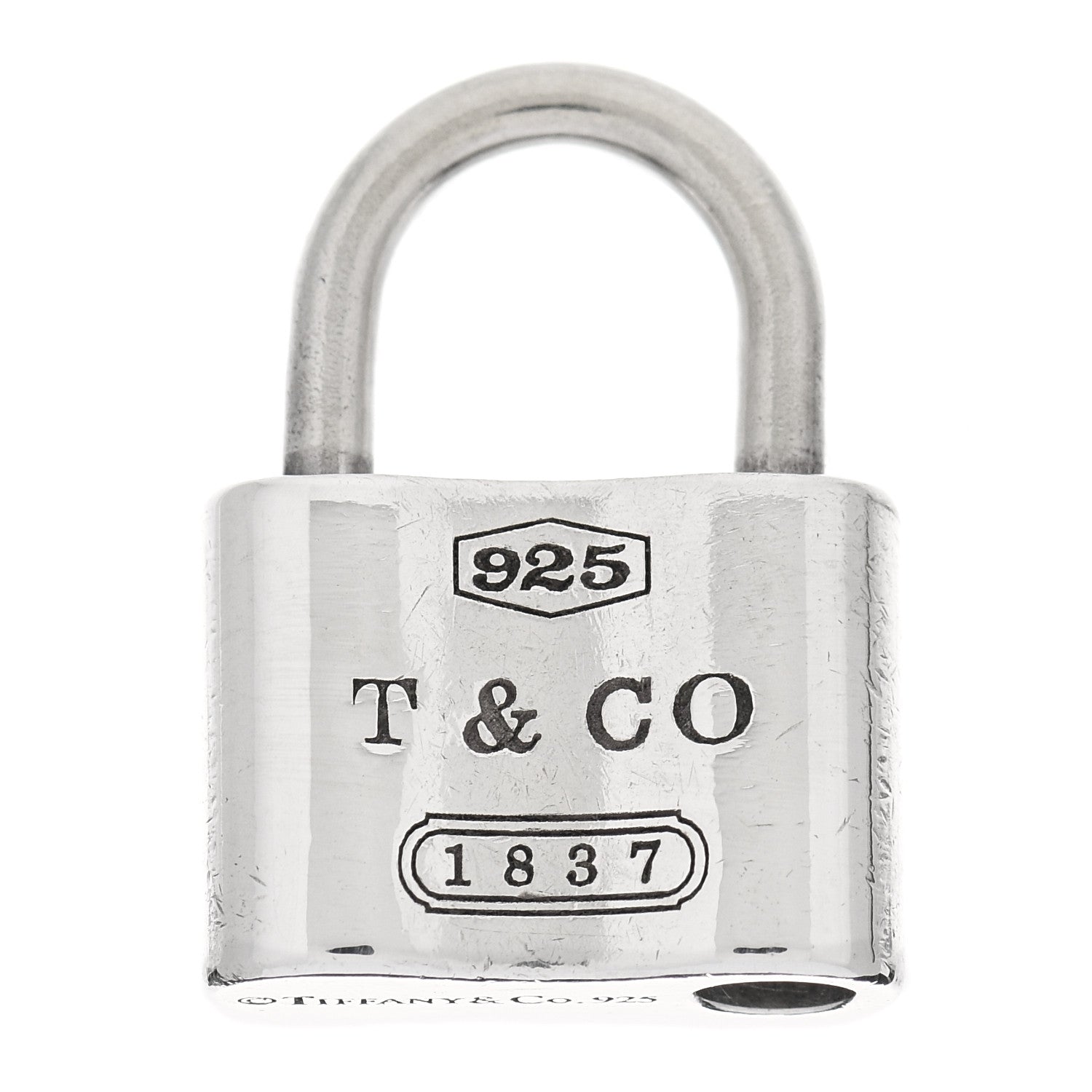 Tiffany Sterling Silver 1837 Lock Charm 1 of 4