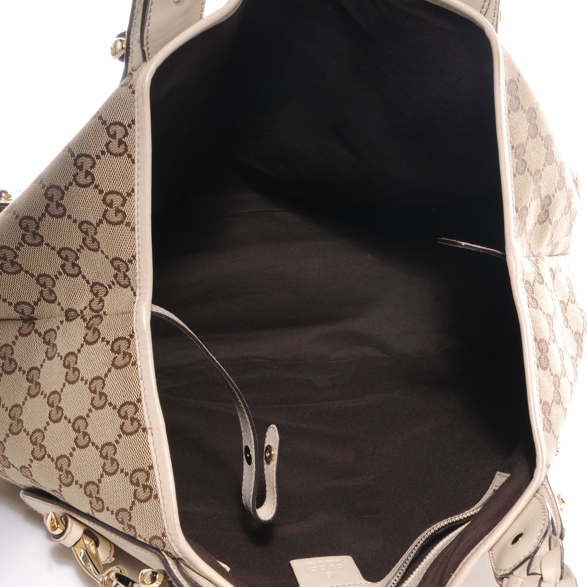 Gucci Monogram Medium Pelham Shoulder Bag Off White 5 of 7