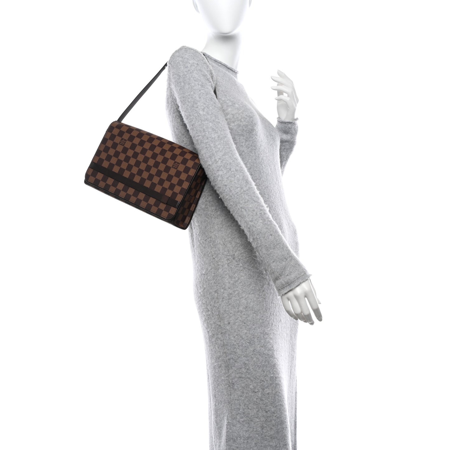 LOUIS VUITTON Damier Ebene Tribeca Long