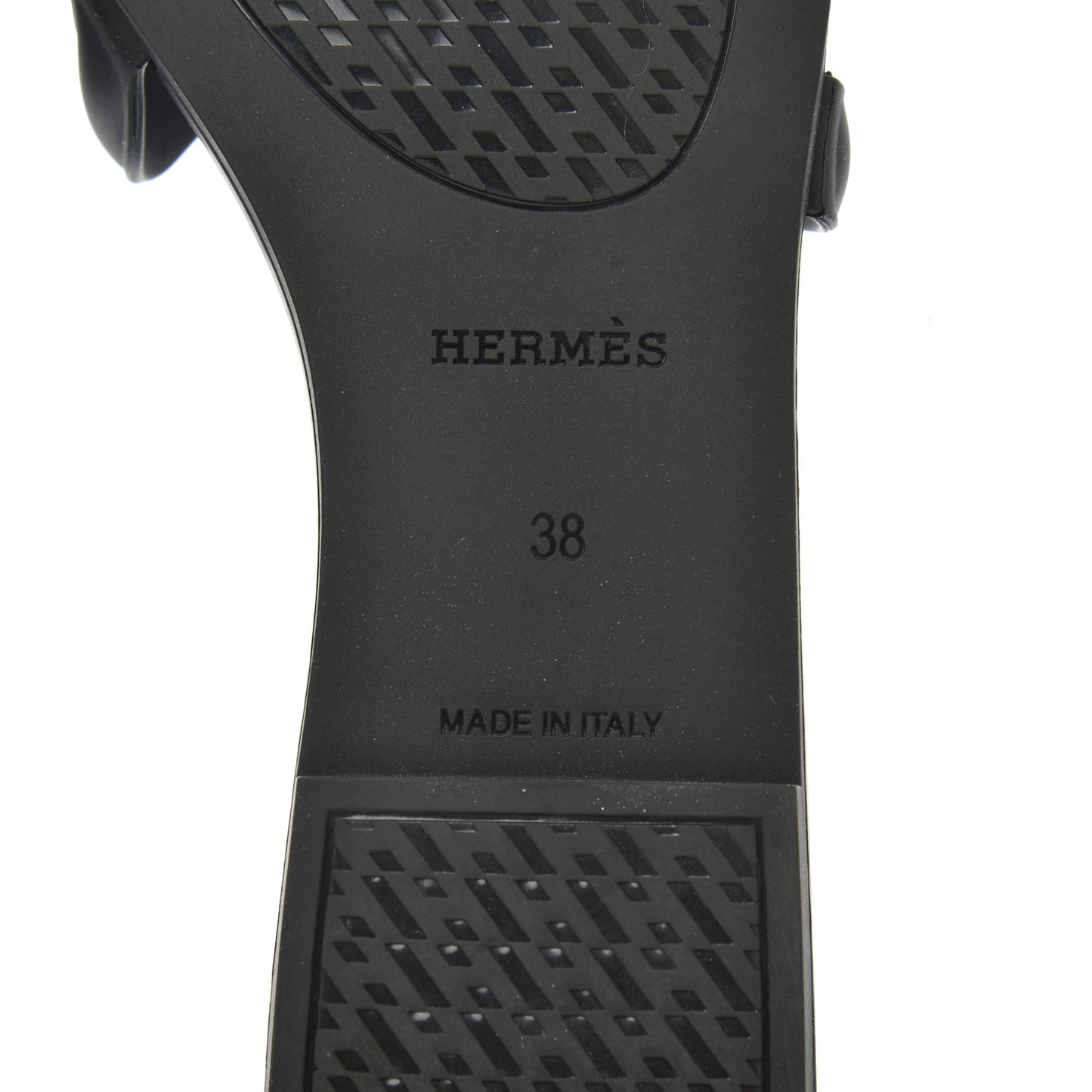 Rubber Aloha Sandals 38 Black