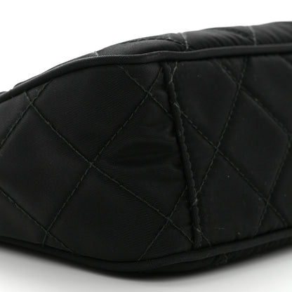 Prada Nylon Tessuto Impuntu Quilted Crossbody Bag Black 9 of 10