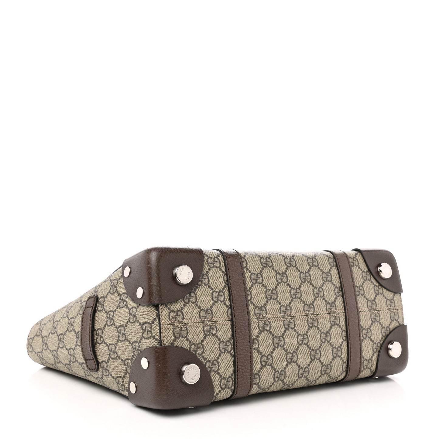 GG Supreme Monogram Small Tote Bag Beige Ebony