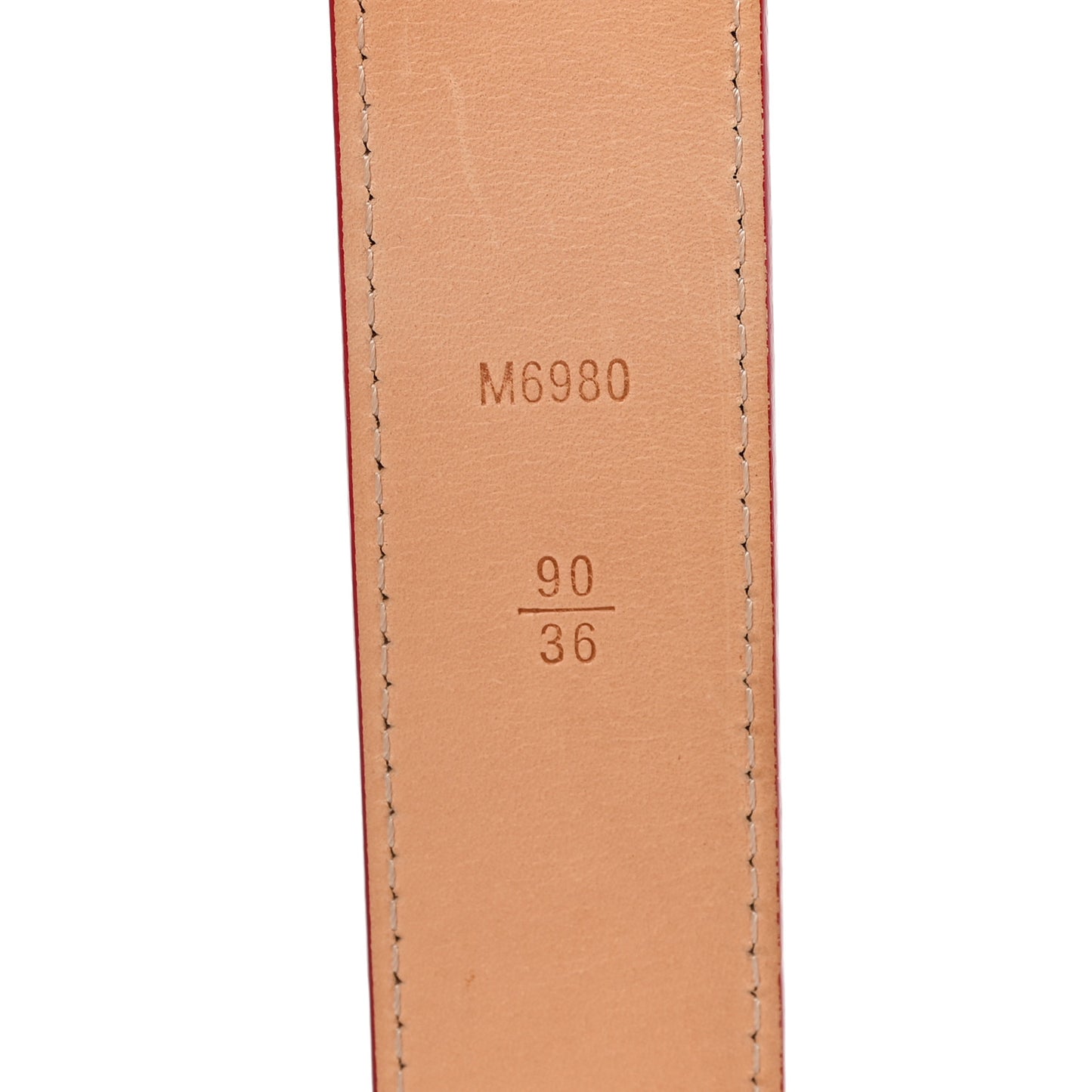Vernis Ceinture 30mm Belt 90 36 Rouge