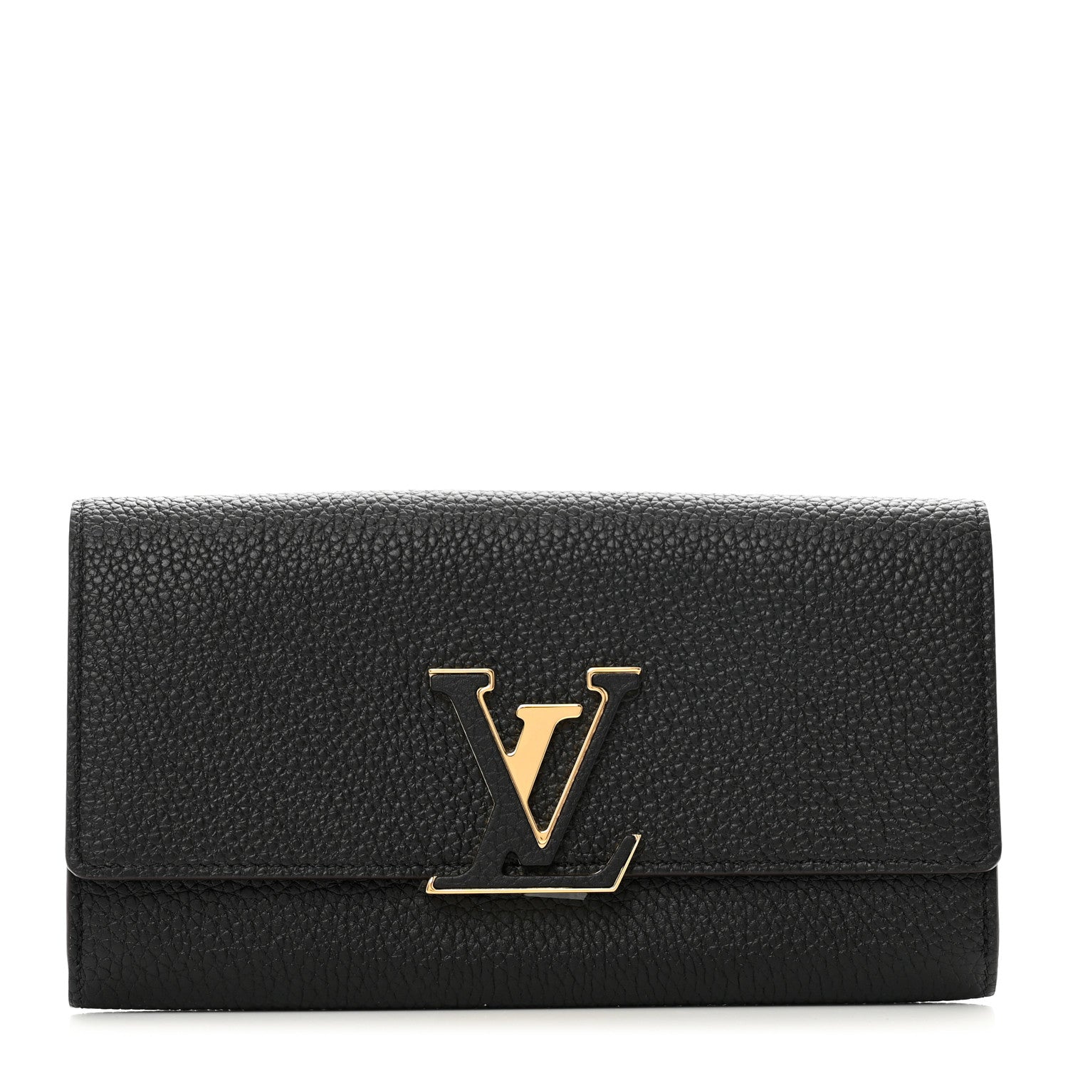 Louis Vuitton Taurillon Capucines Wallet Black 1 of 6