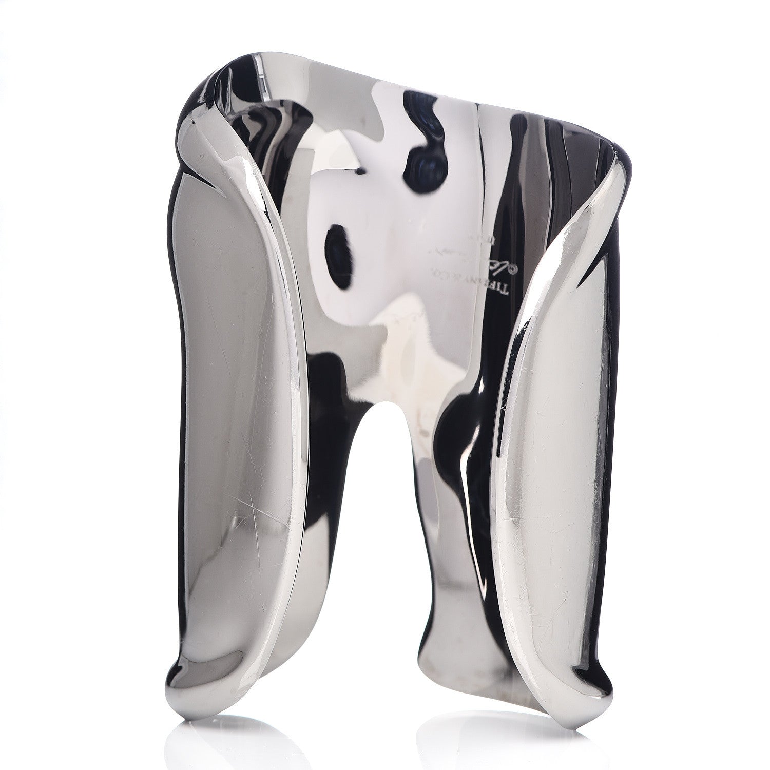 Tiffany Ruthenium Large Elsa Peretti Right Wrist Bone Cuff Bracelet 3 of 4