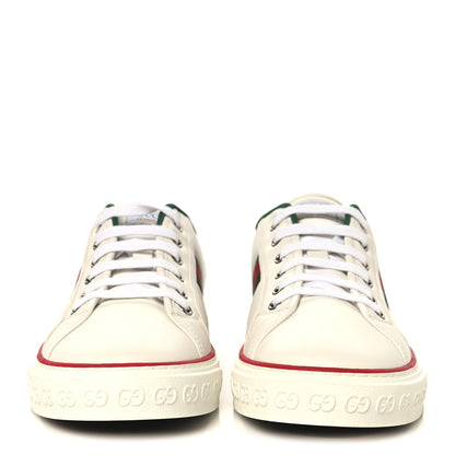 Gucci Jacquard Mini GG Monogram Web Mens 1977 Tennis Sneakers 12 White 3 of 8