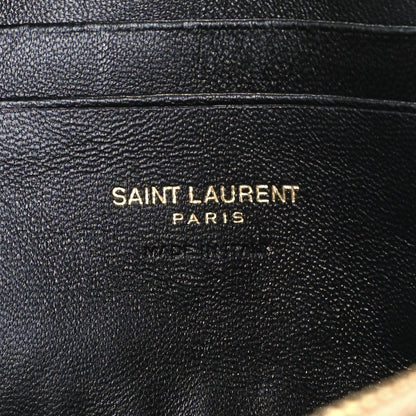 Saint Laurent Grain De Poudre Matelasse Monogram Mini Lou Camera Bag Dark Beige 6 of 10
