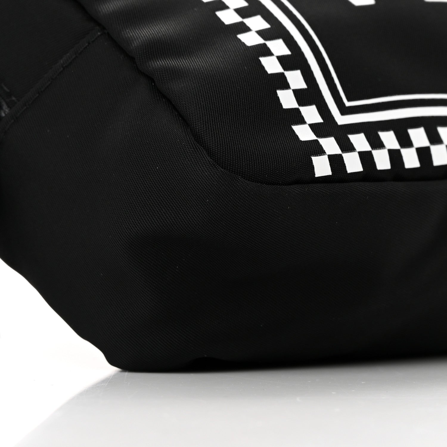 Versace Nylon Logo Two Tone Belt Bag Black 9 of 11