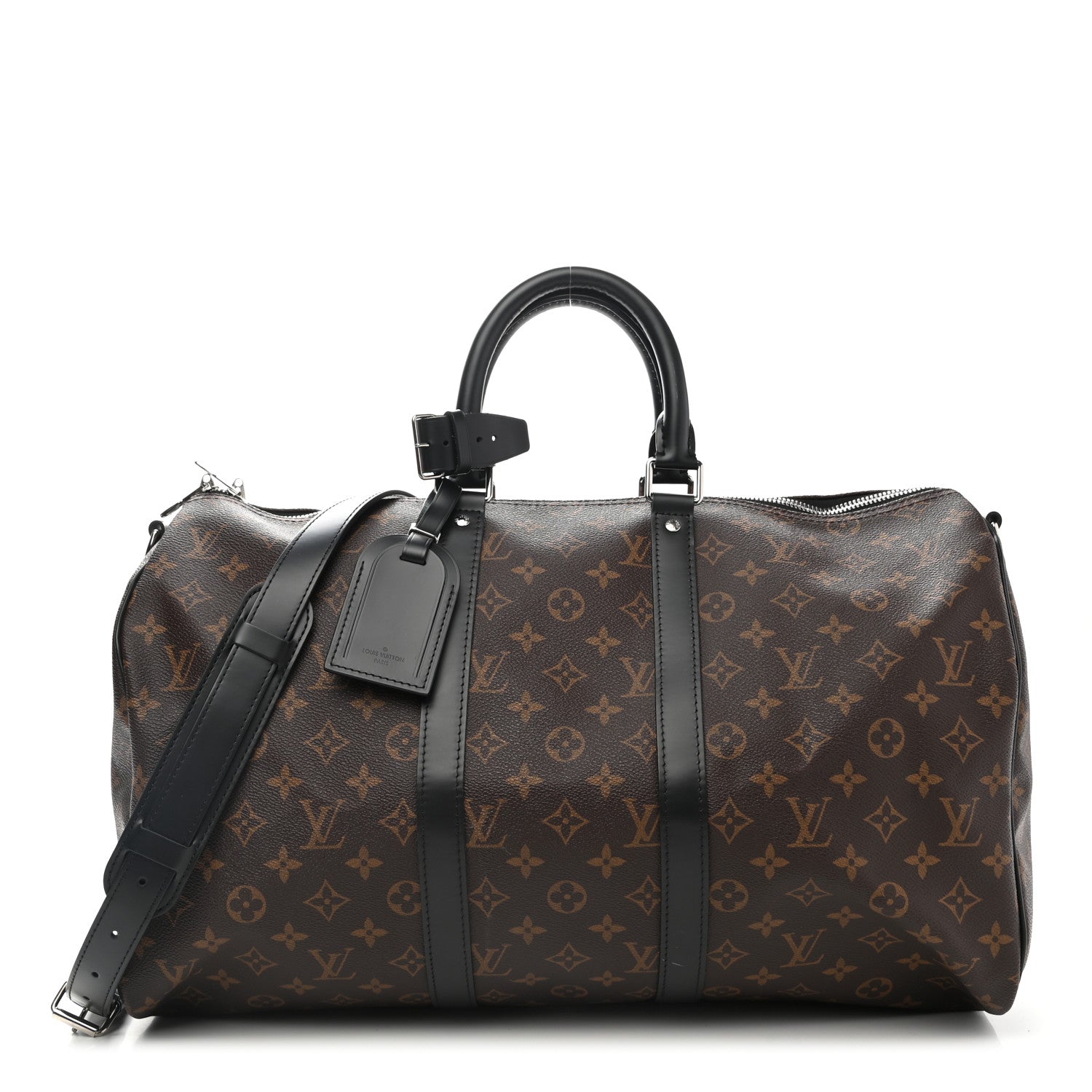 Louis Vuitton Monogram Macassar Keepall Bandouliere 45 1 of 12