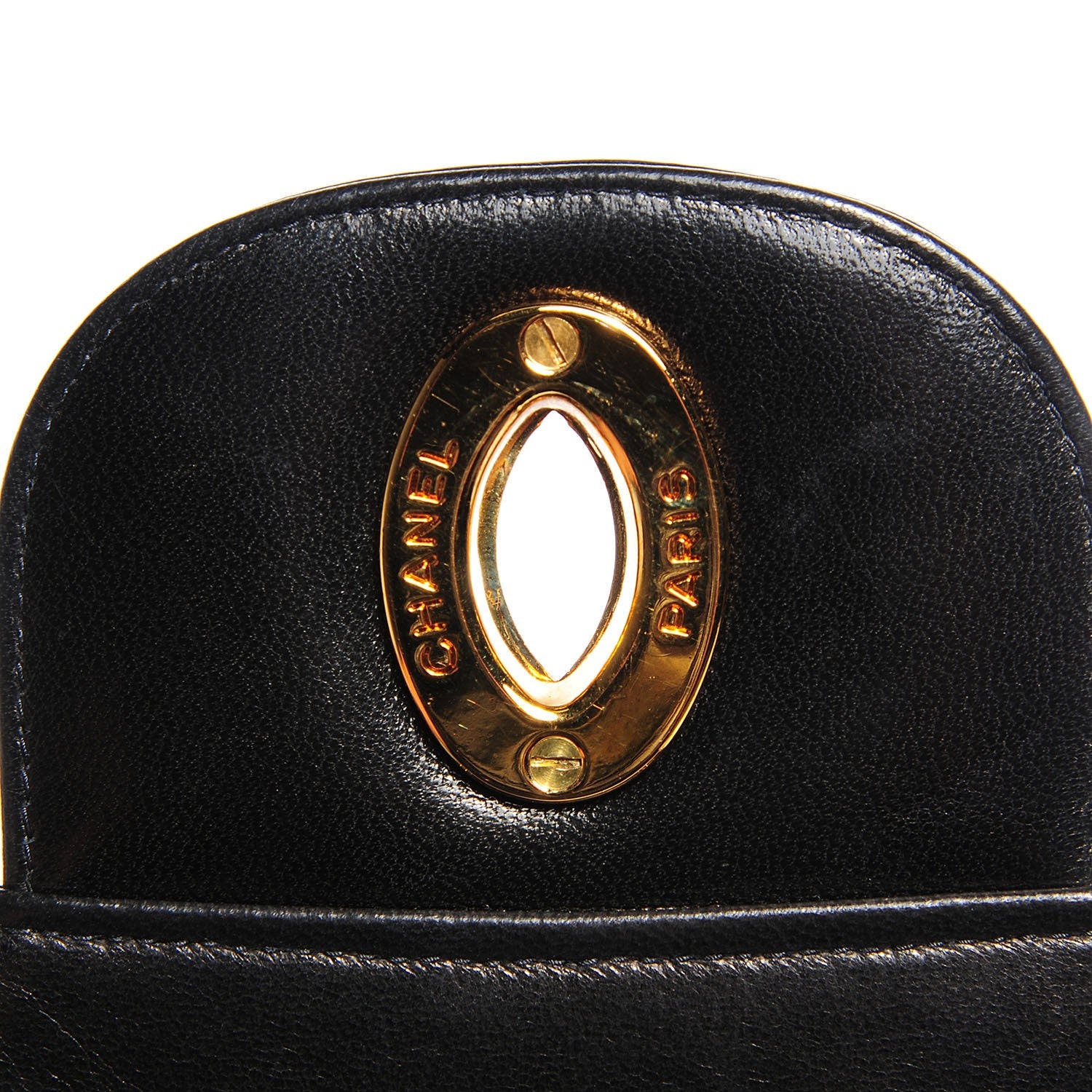 Chanel Lambskin Quilted XL Jumbo Flap Black 6 of 10