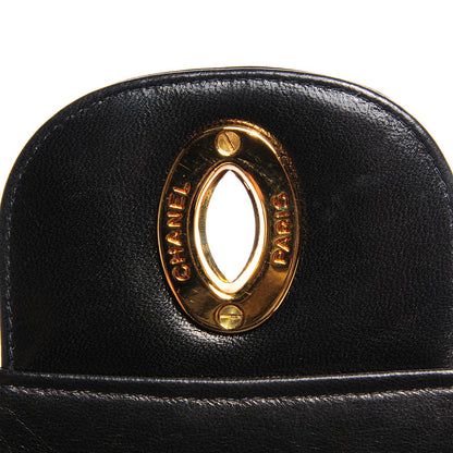 Chanel Lambskin Quilted XL Jumbo Flap Black 6 of 10