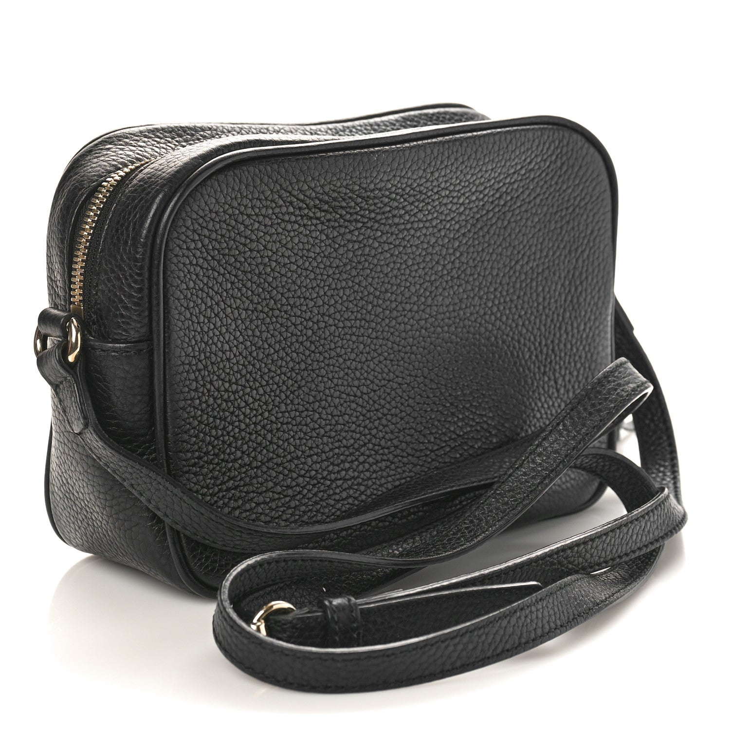 Gucci Pebbled Calfskin Small Soho Disco Bag Black 4 of 9