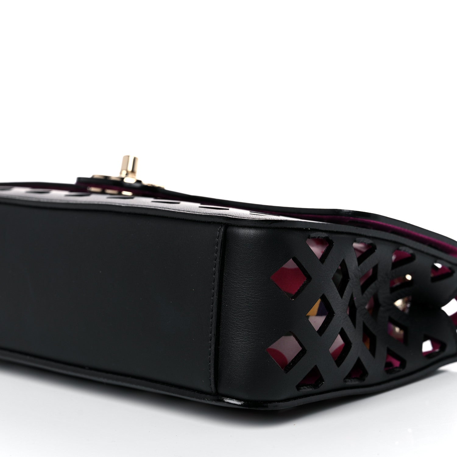 Chanel Lambskin Sea Through Flap Black Multicolor 15 of 16