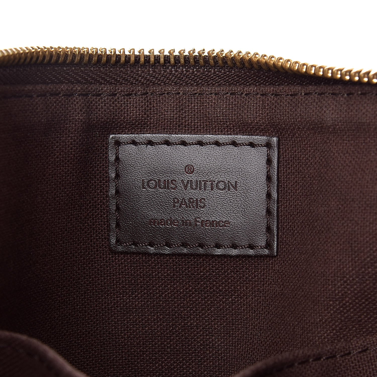 Louis Vuitton Damier Ebene Brooklyn Flat Pochette 8 of 10