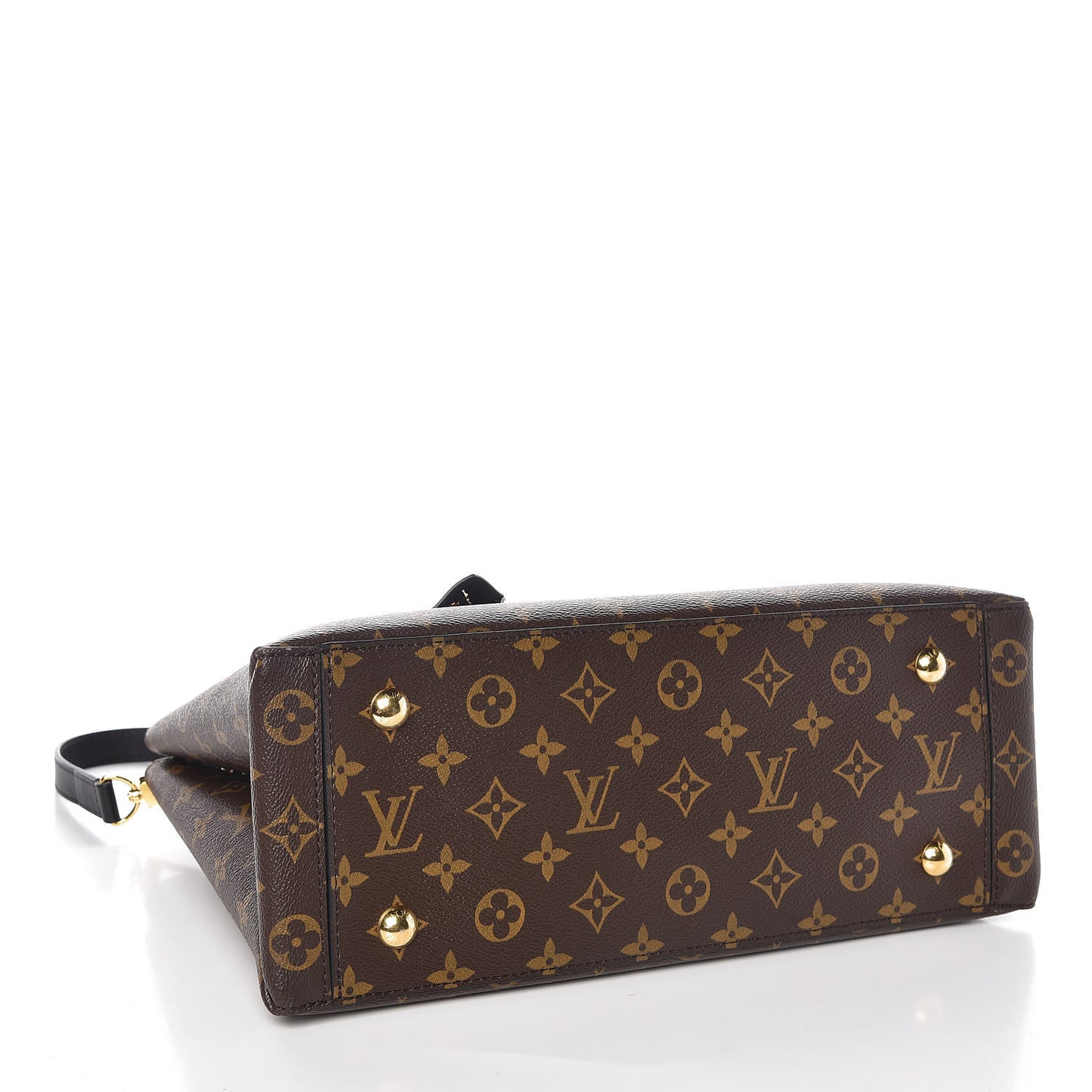 Monogram Flower Tote Black
