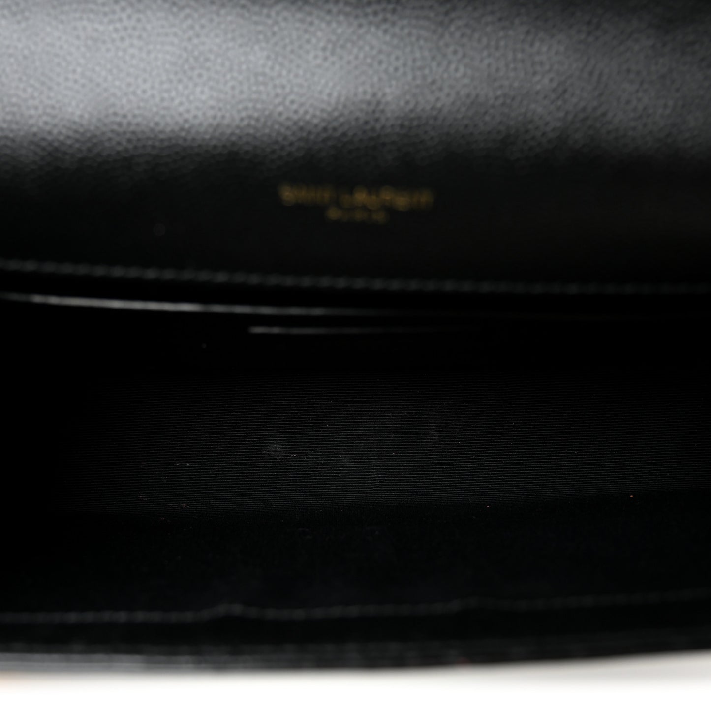 Grain De Poudre Medium Classic Monogram Kate Satchel Black