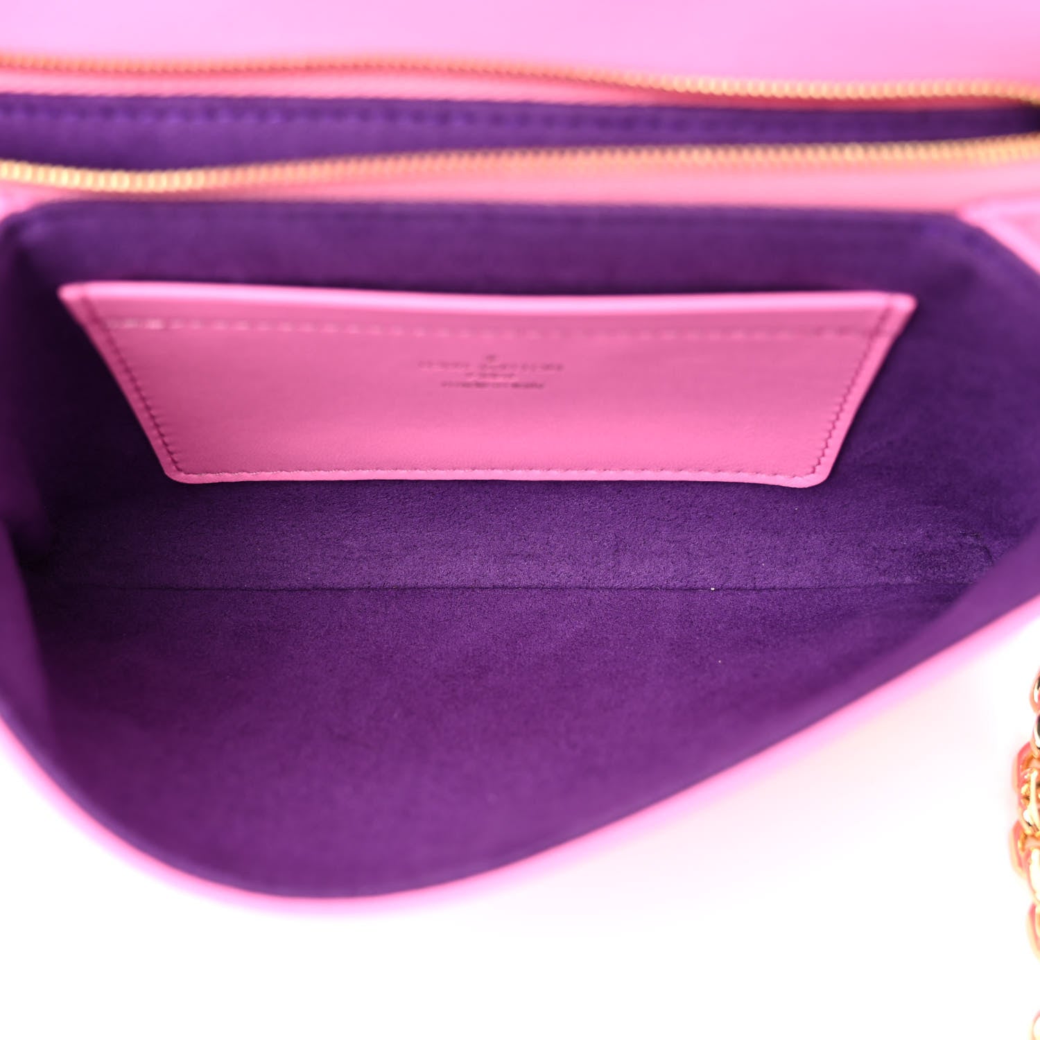 Louis Vuitton Lambskin Embossed Monogram Vuittamins Pochette Coussin Rose Violet 5 of 11