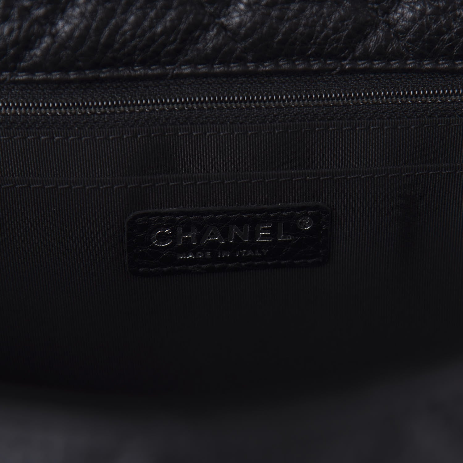 Chanel Calfskin Quilted Small XXL Travel Flap Bag Black 8 of 10