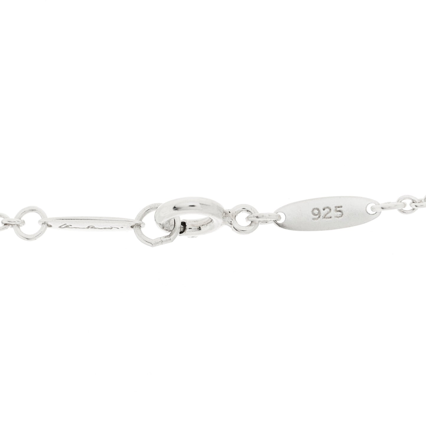 Sterling Silver Elsa Peretti Infinity Cross Pendant Necklace
