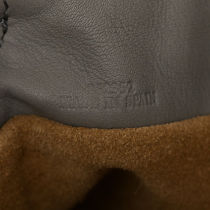 Loewe Calfskin Mini Flamenco Knot Clutch Pearl Grey 7 of 12