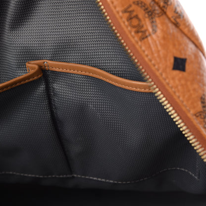 MCM Visetos Medium Side Studs Stark Backpack Cognac 7 of 14