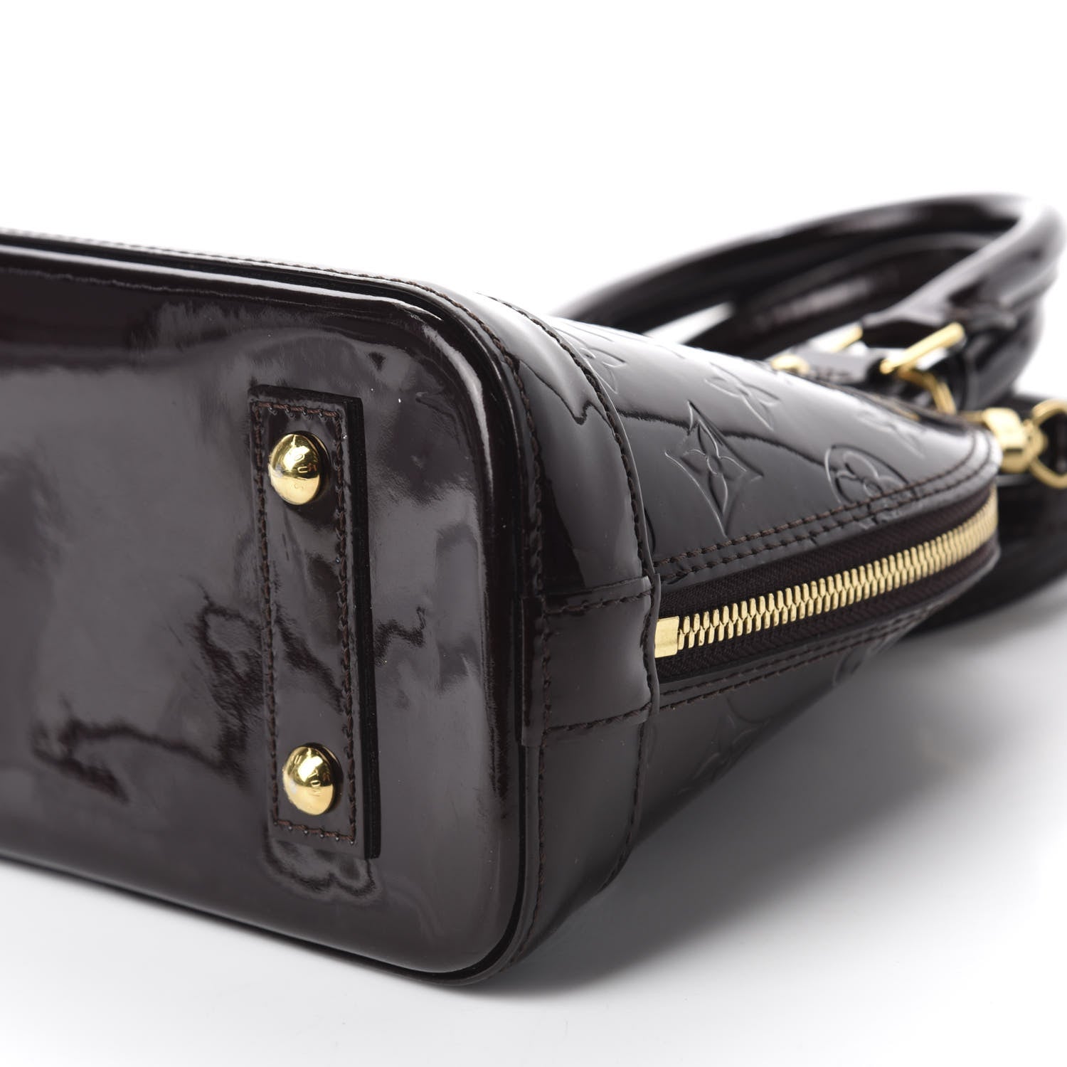 Louis Vuitton Vernis Alma BB Amarante 7 of 10