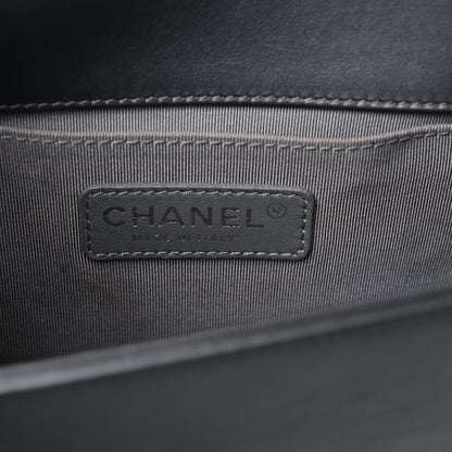Chanel Lambskin Quilted Small Boy Flap Dark Grey 6 of 14