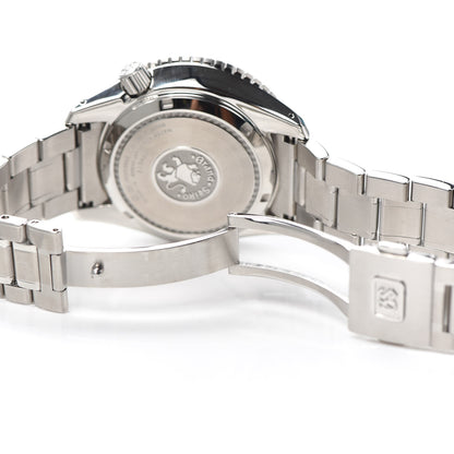 Grand Seiko Stainless Steel 44mm Spring Drive GMT Automatic Watch Black SBGE201 5 of 6