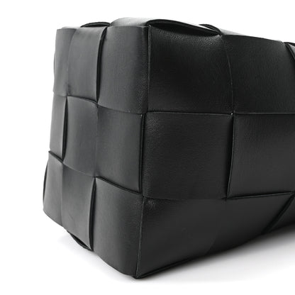 Bottega Veneta Nappa Maxi Intrecciato Cassette Bucket Bag Black 9 of 9