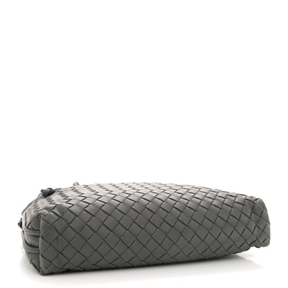 Bottega Veneta Nappa Intrecciato Nodini Crossbody Messenger New Light Grey 4 of 18