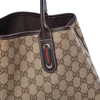 Gucci Monogram Medium Princy Tote Dark Brown 19 of 20