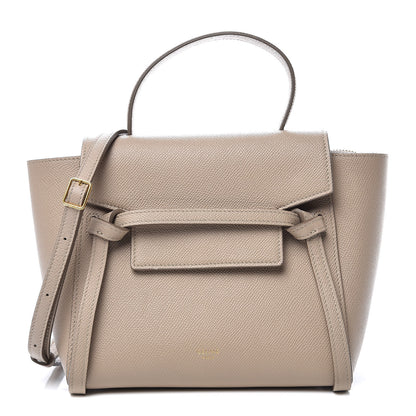 Celine Grained Calfskin Nano Belt Bag Light Taupe 1 of 9