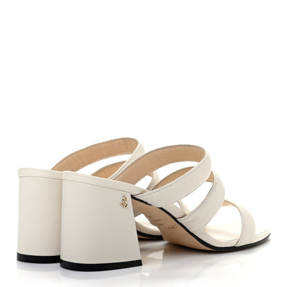 Jimmy Choo Nappa Auna 65 Mule Sandals 41 Latte 4 of 9