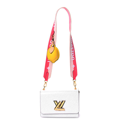 Louis Vuitton Epi Twist Shoulder Bag MM White Pink 1 of 9