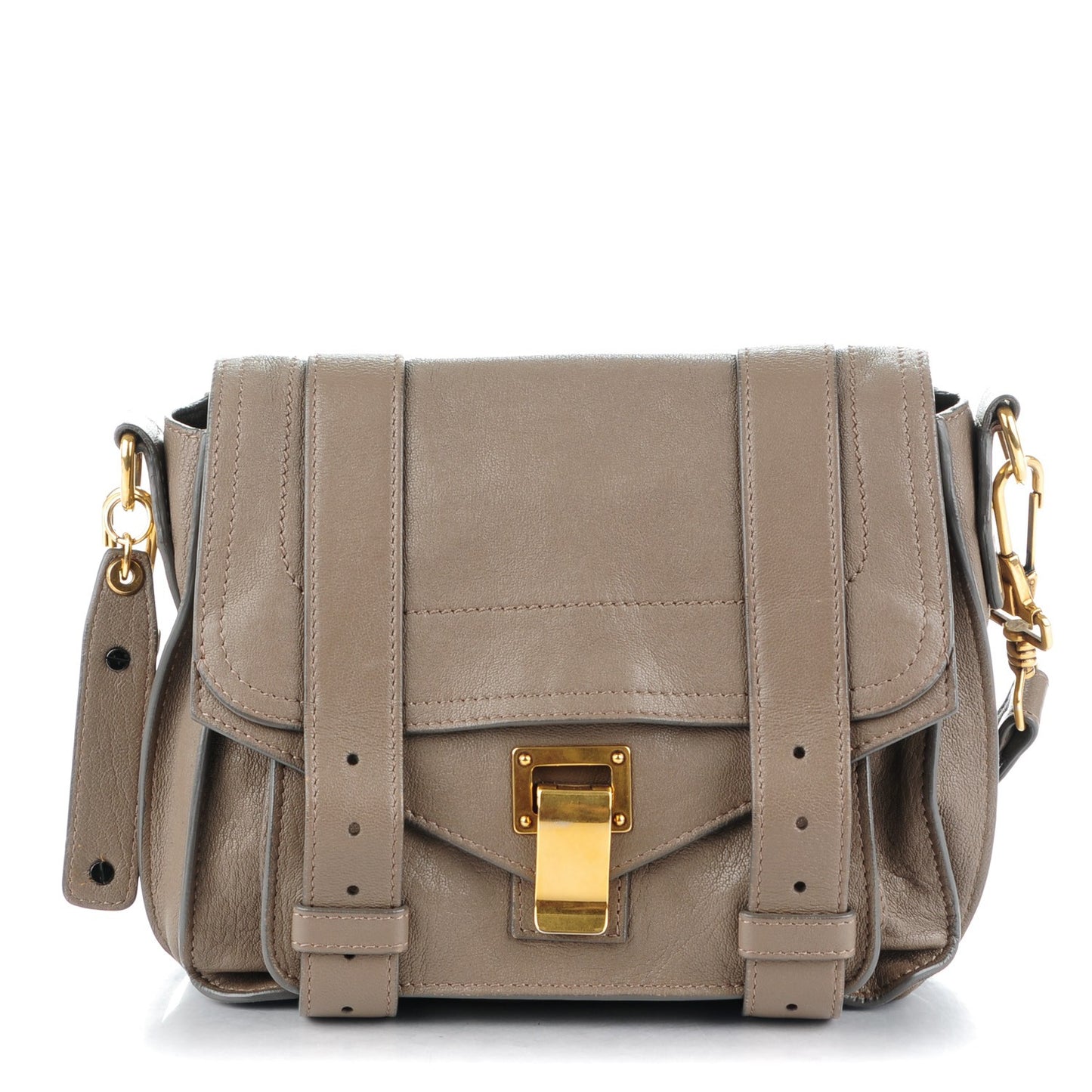 Lambskin PS1 Pouch Messenger Smoke