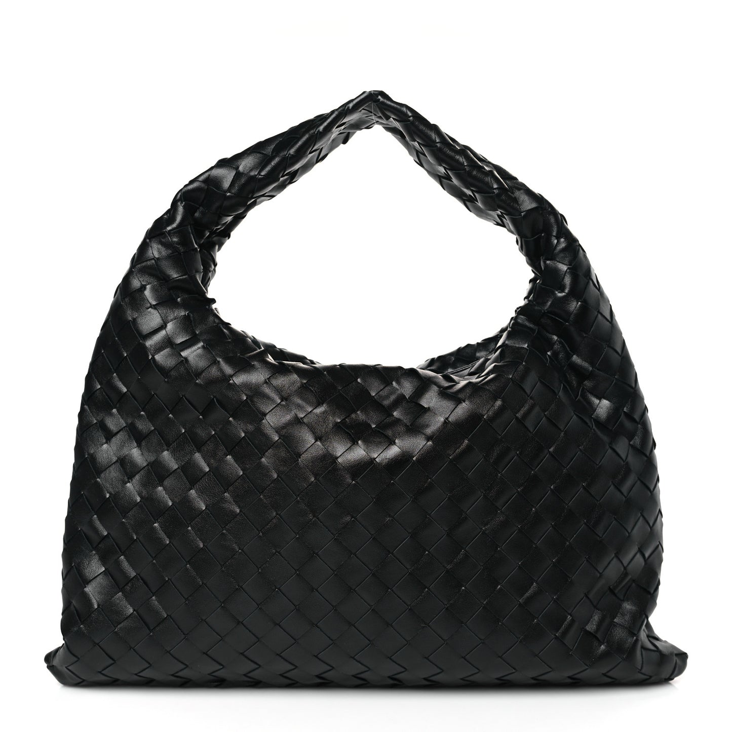 Calfskin Intrecciato Small Hop Black