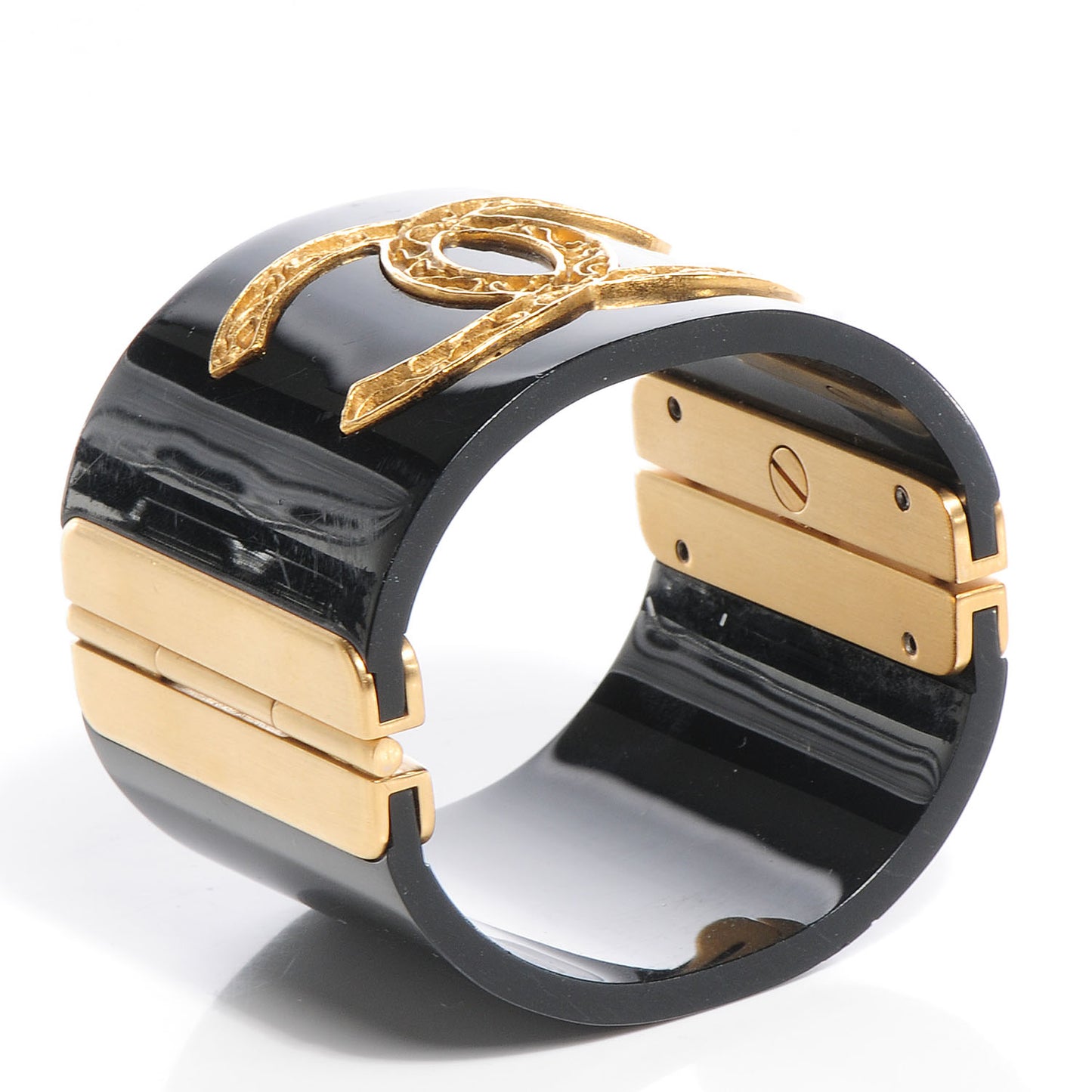 Resin CC Cuff Black Gold