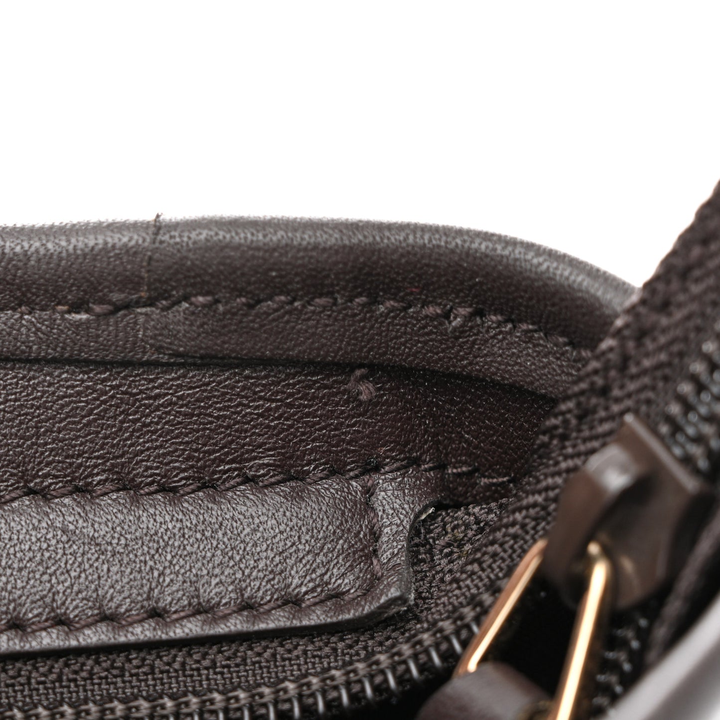 GG Plus Monogram Medium Flat Messenger Bag Dark Brown
