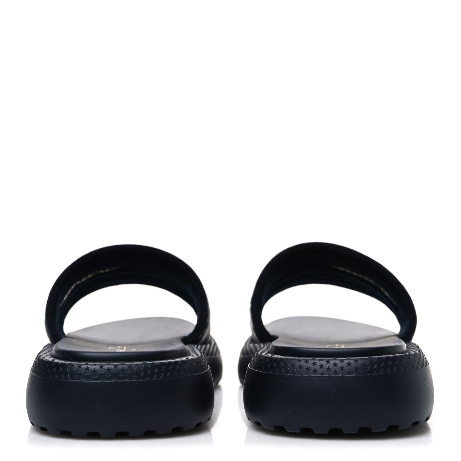 Christian Dior Oblique D-Way Platform Sandals 38.5 Blue 6 of 11
