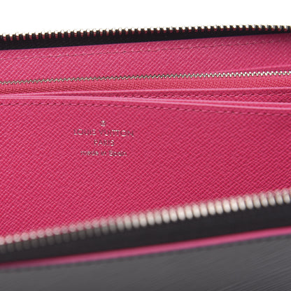 Louis Vuitton Epi Zippy Wallet Black Hot Pink 6 of 8