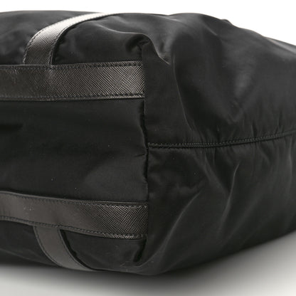 Prada Tessuto Nylon Tote Black Cuoio 8 of 13