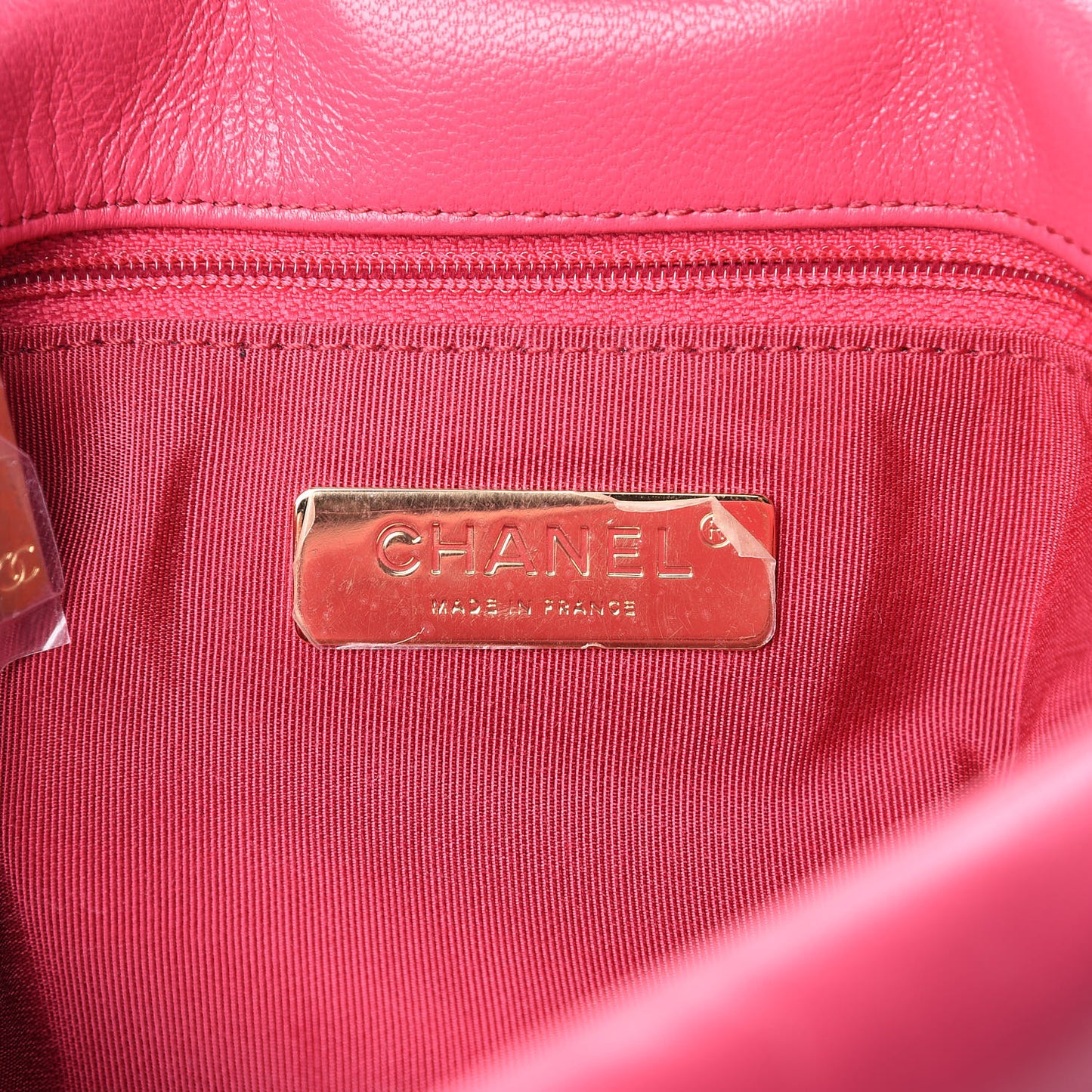 Goatskin Quilted Medium 19 Flap Pink