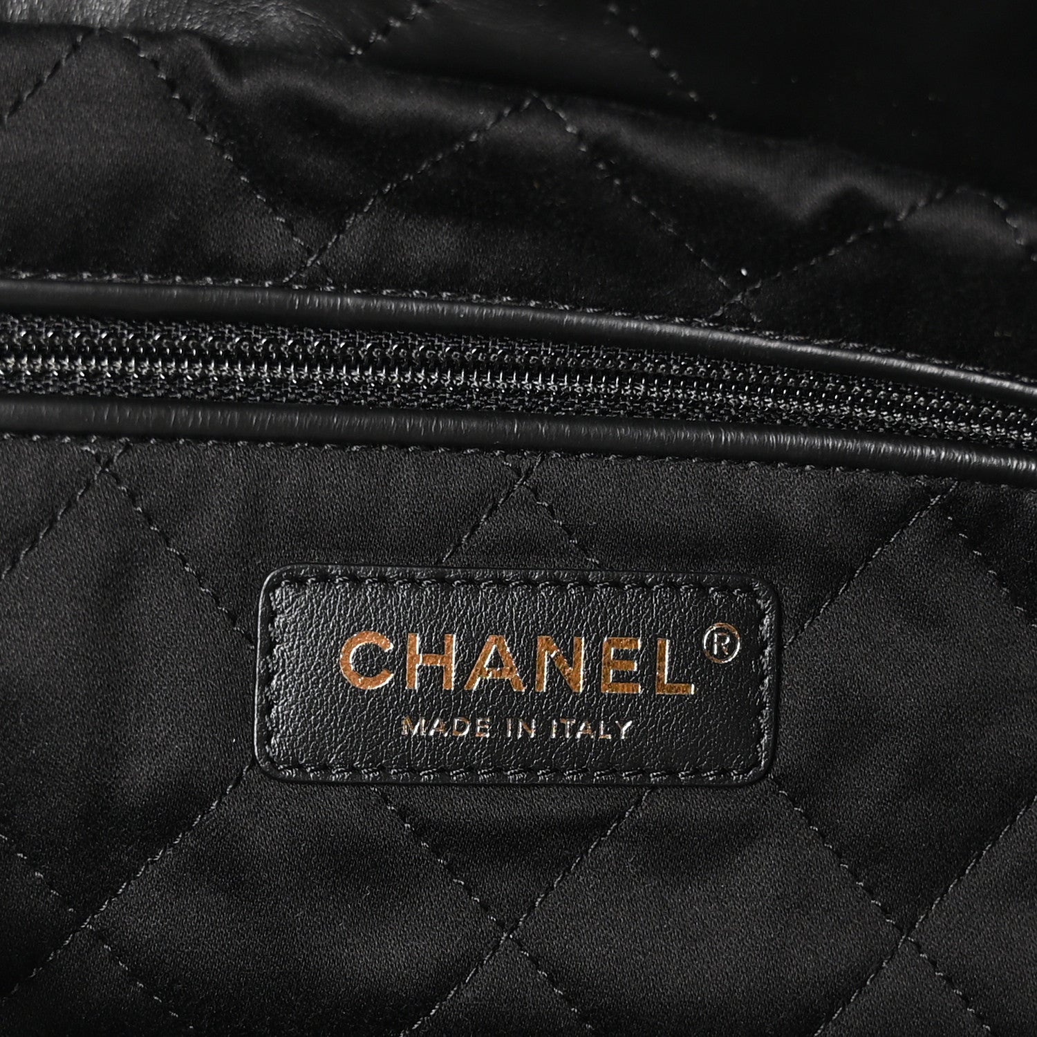 Chanel Calfskin Quilted Large Chanel 22 Black White 6 of 10