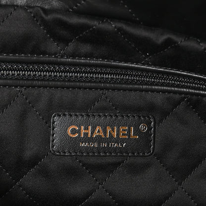 Chanel Calfskin Quilted Large Chanel 22 Black White 6 of 10
