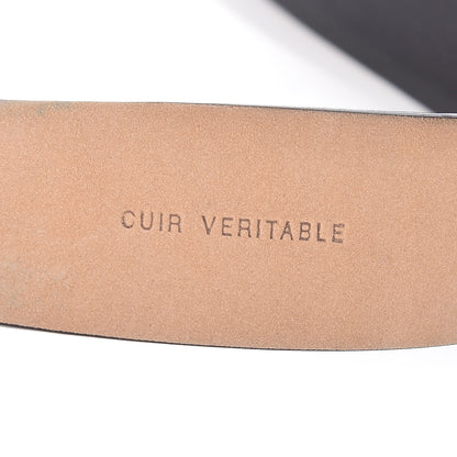 Chanel Calfskin Belt 95 38 Black 6 of 10