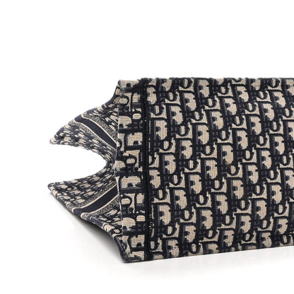 Christian Dior Oblique Book Tote Blue Multicolor 4 of 10